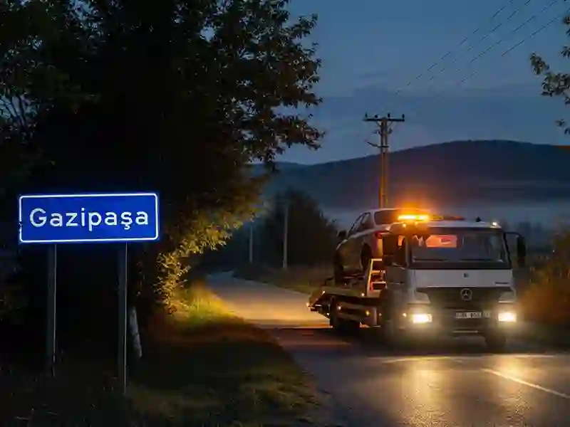 Gazipaşa oto çekici aracı
